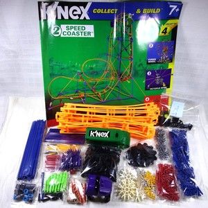 K'NEX Collect & Build Speed Coaster w/ Motor, 427 Pcs 2 FT tall #12082 - READ